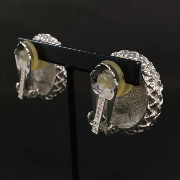 Burberrys Blue Silver Tone Earrings - Picture 3 of 11